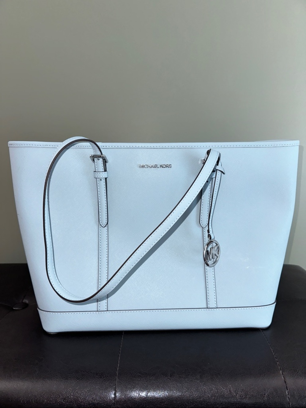Michael Kors Blue Jet Set Tote🩵